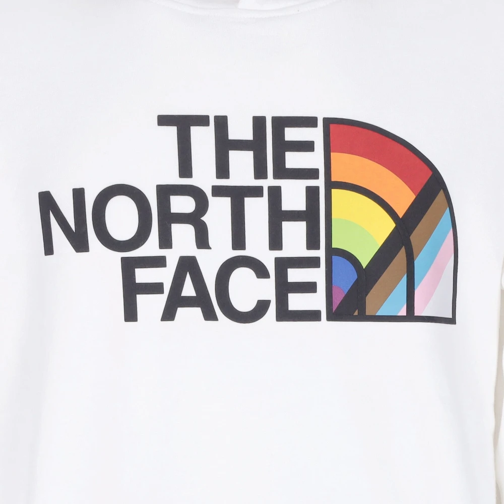 The North Face Regenboog Trots Hoodie Sweatshirt White Heren