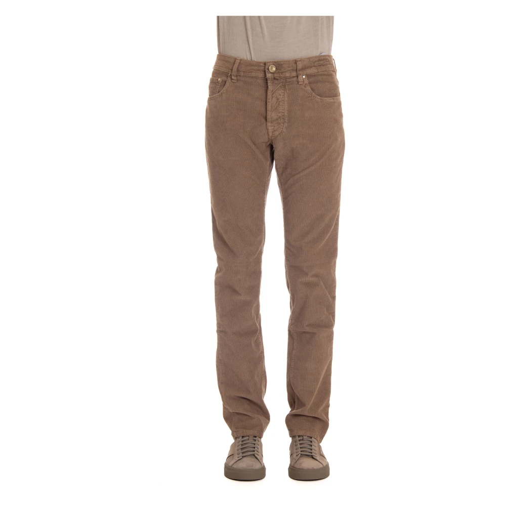 Jacob Cohën Luxe 5-Pocket Bard Fit Jeans Brown Heren