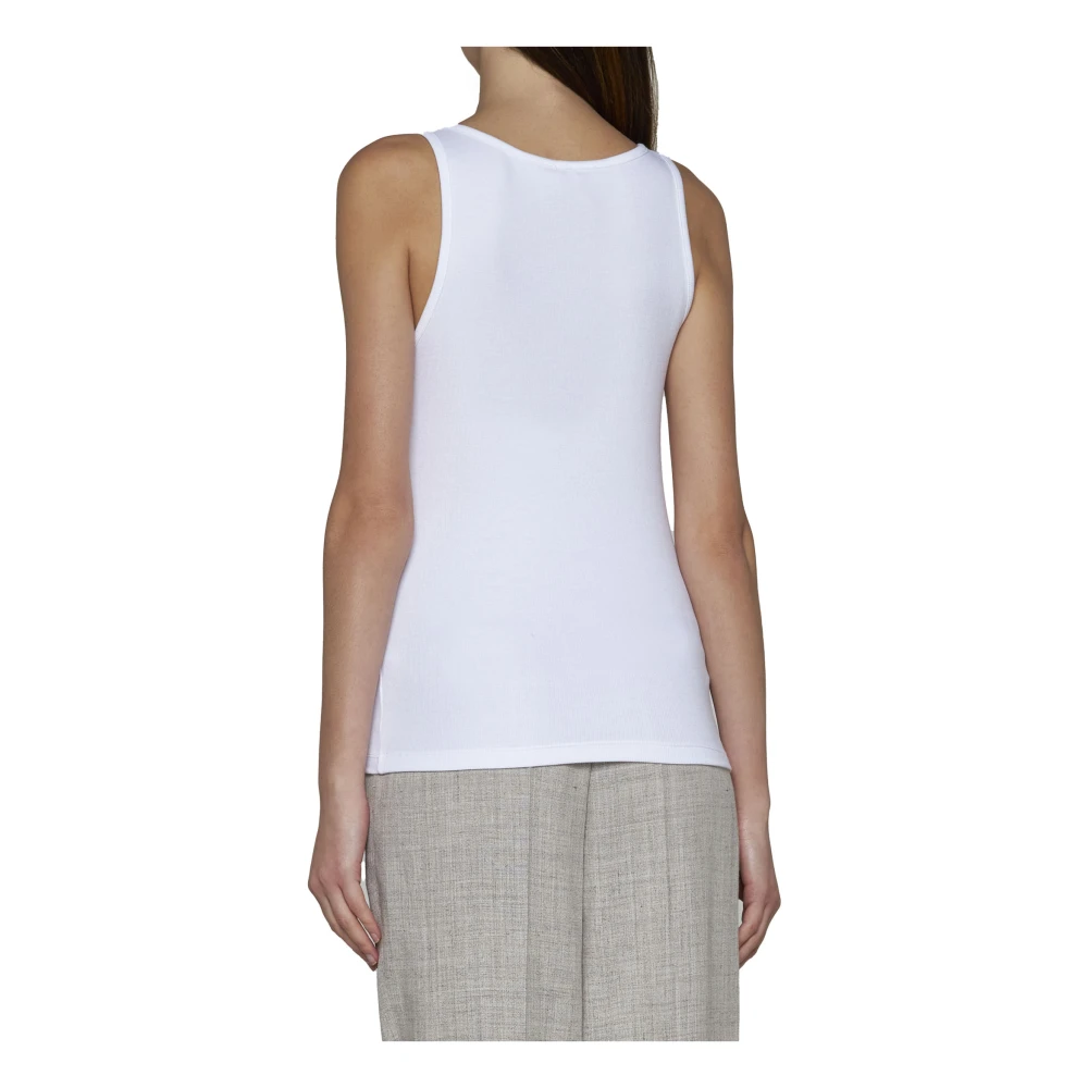 TotêMe Gebreide Tanktop Wit White Dames
