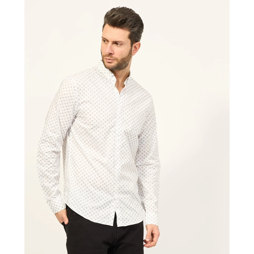 Armani Exchange Blouses Shirts White Heren