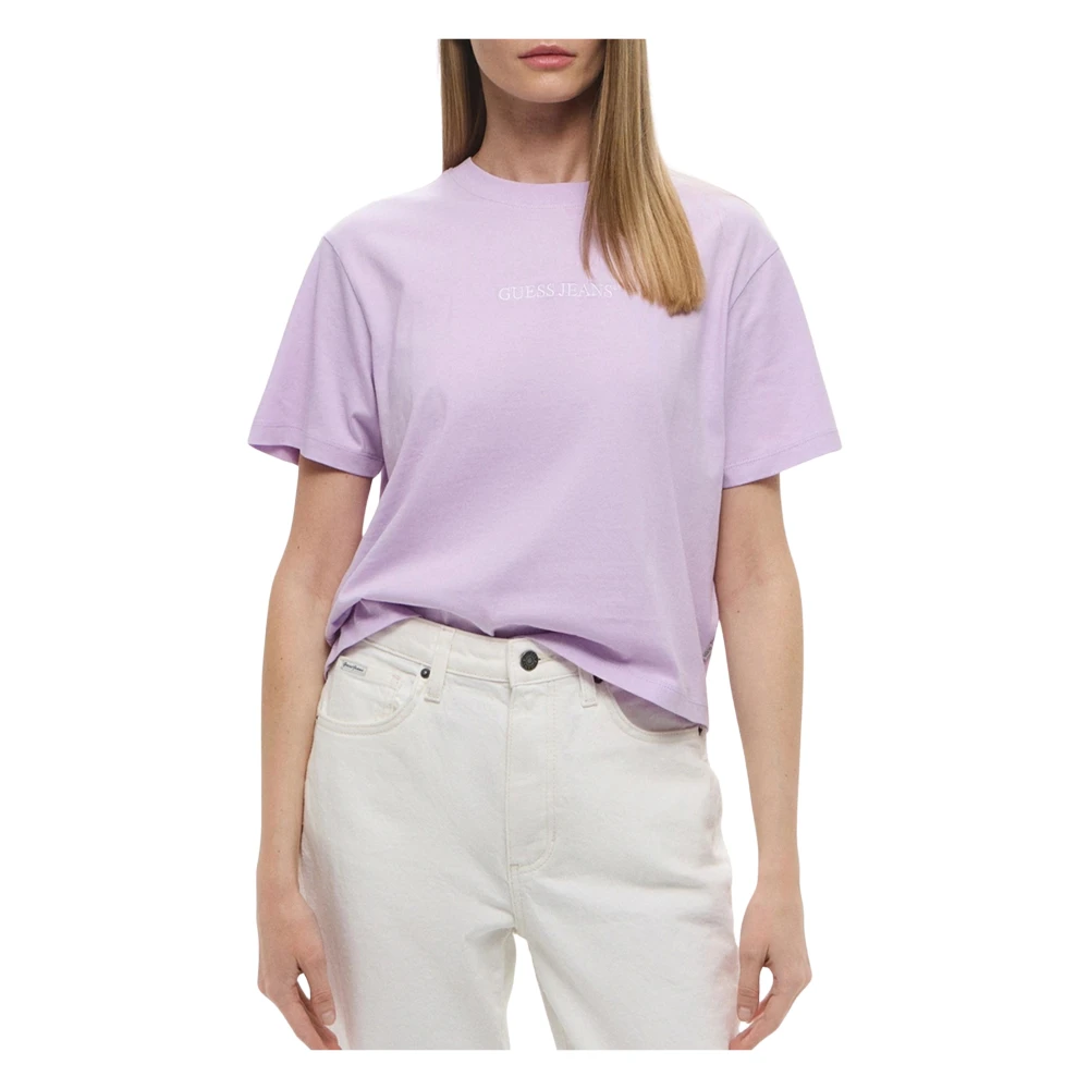 Guess - Tops > T-Shirts - Purple - Guess - Modalova