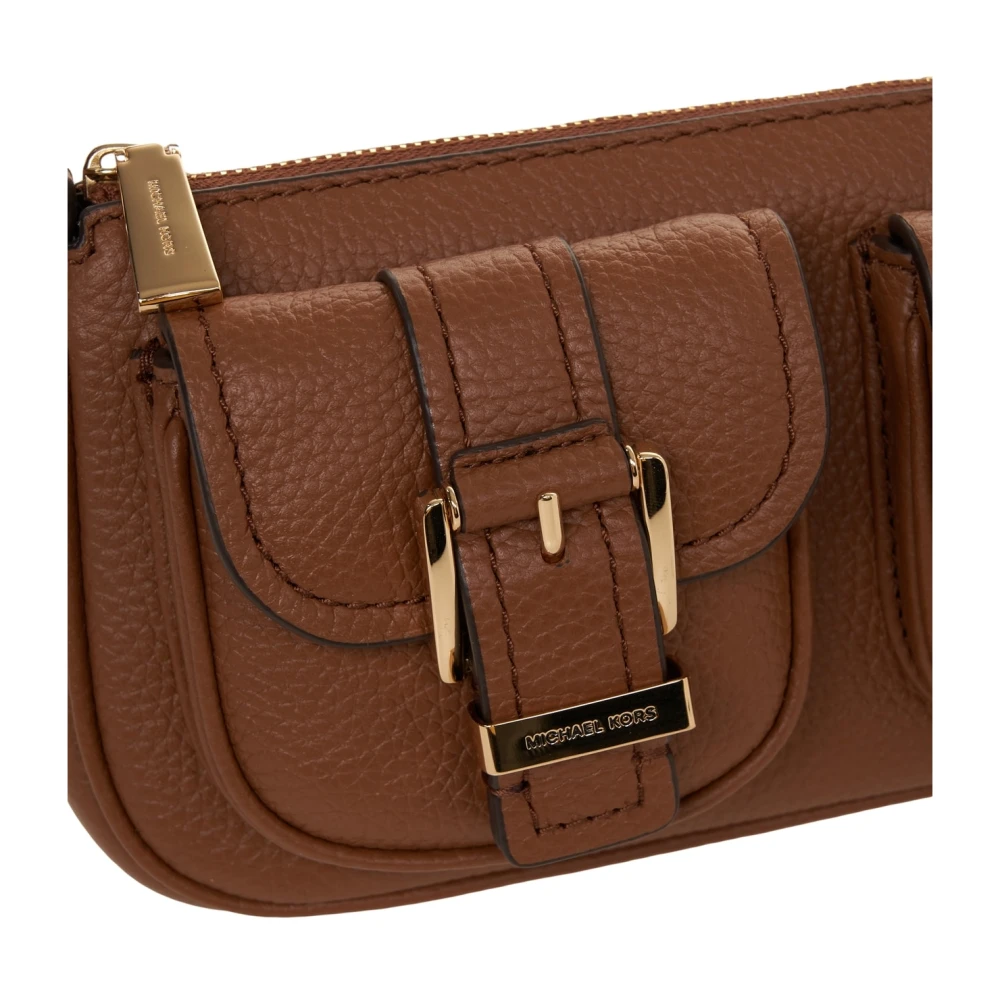 Michael Kors Bruine Schoudertas 'Zoe' Brown Dames