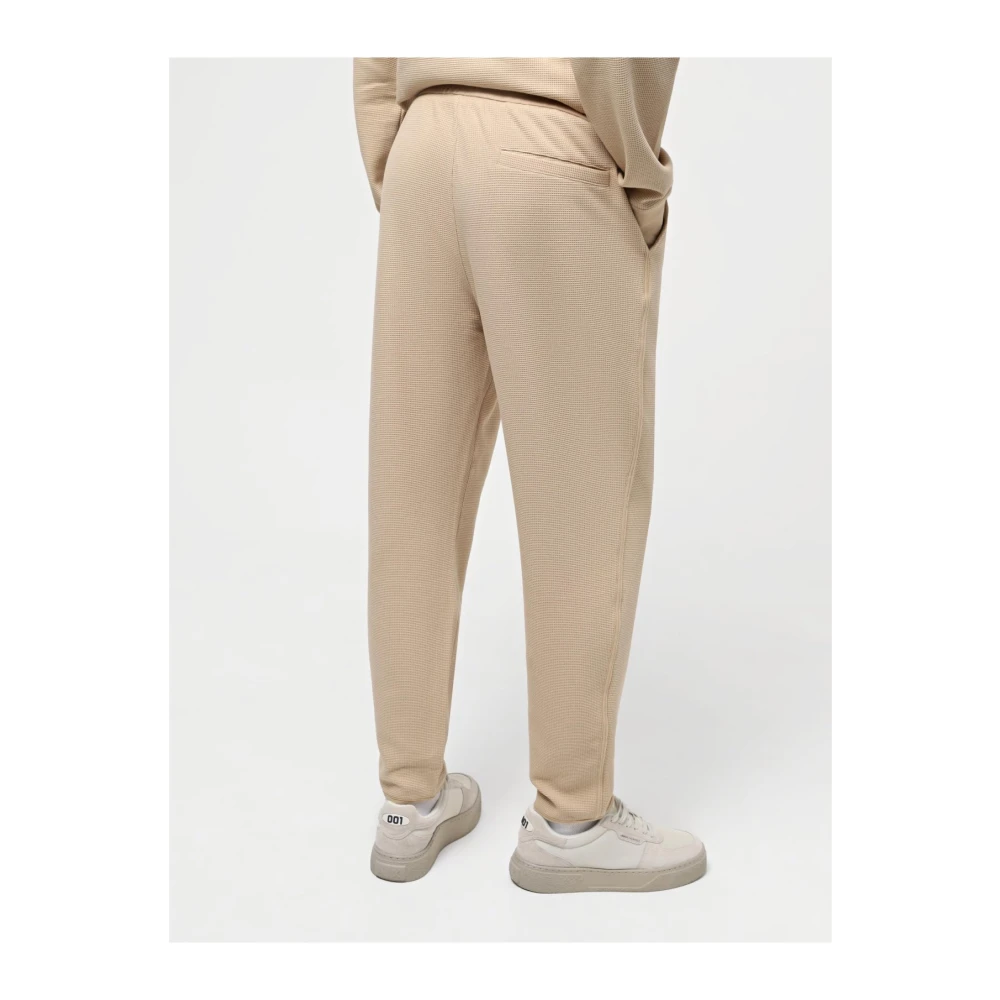 Armani Exchange Stretch Cotton Joggers Les Beiges Beige Heren