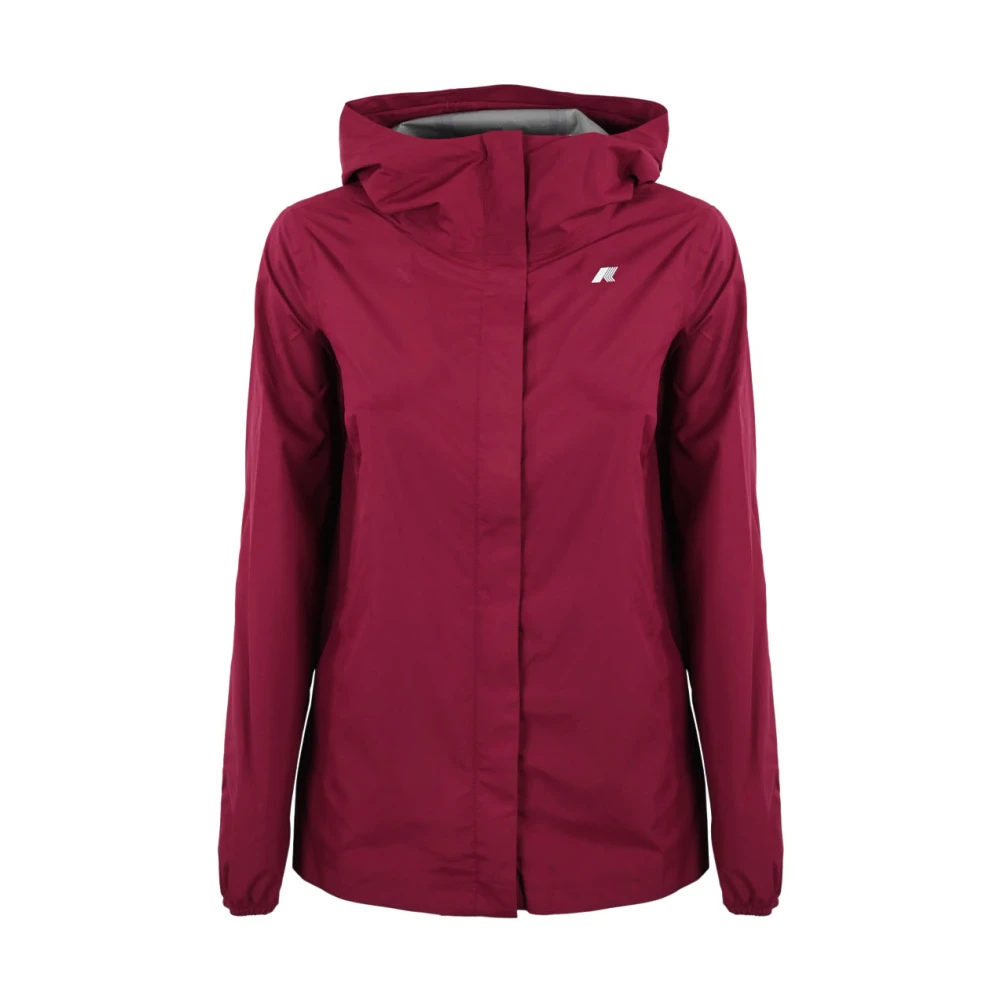 K-way Slim Fit Tussenseizoen Jas Polyester Red Dames