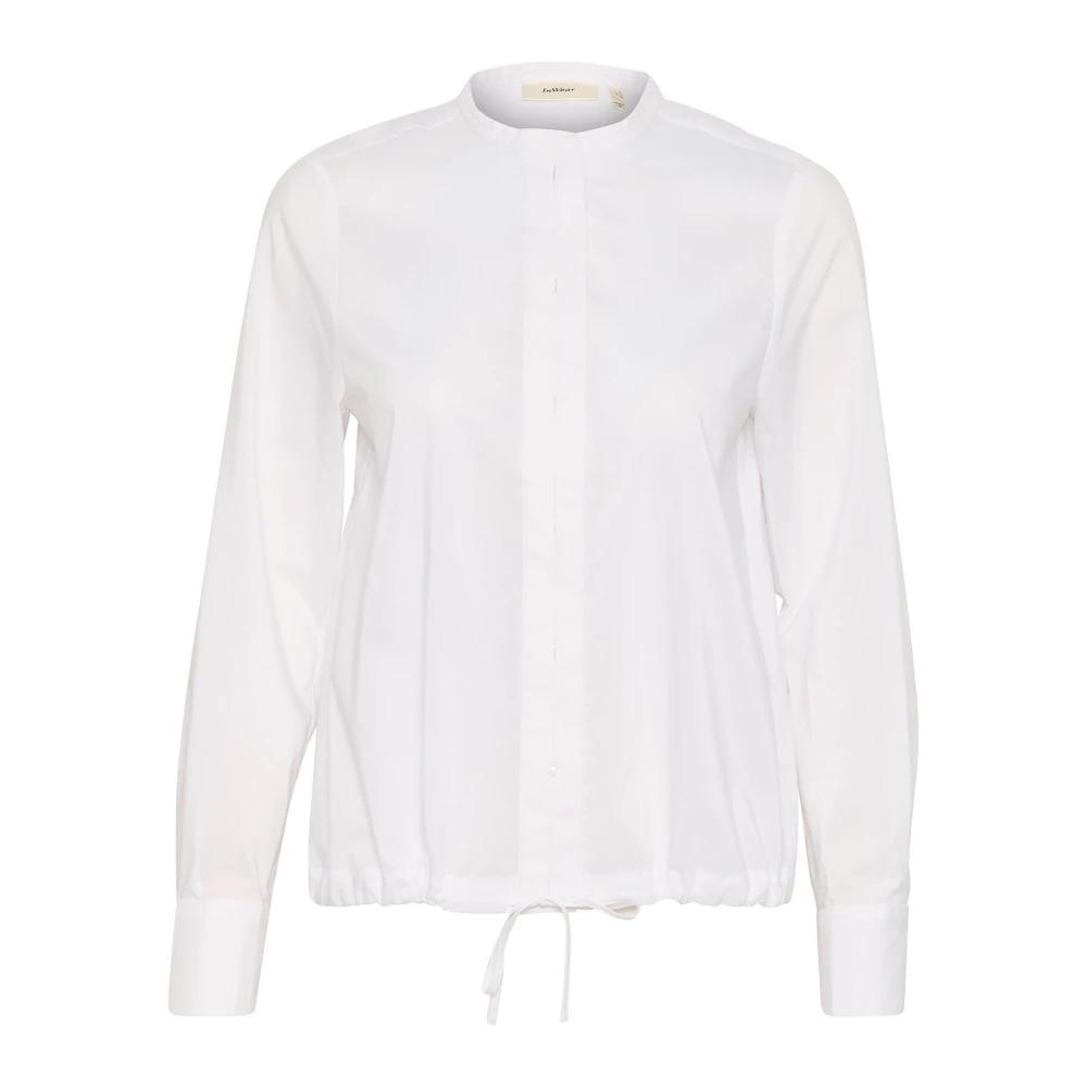 InWear Trekkoordshirt puur wit White Dames