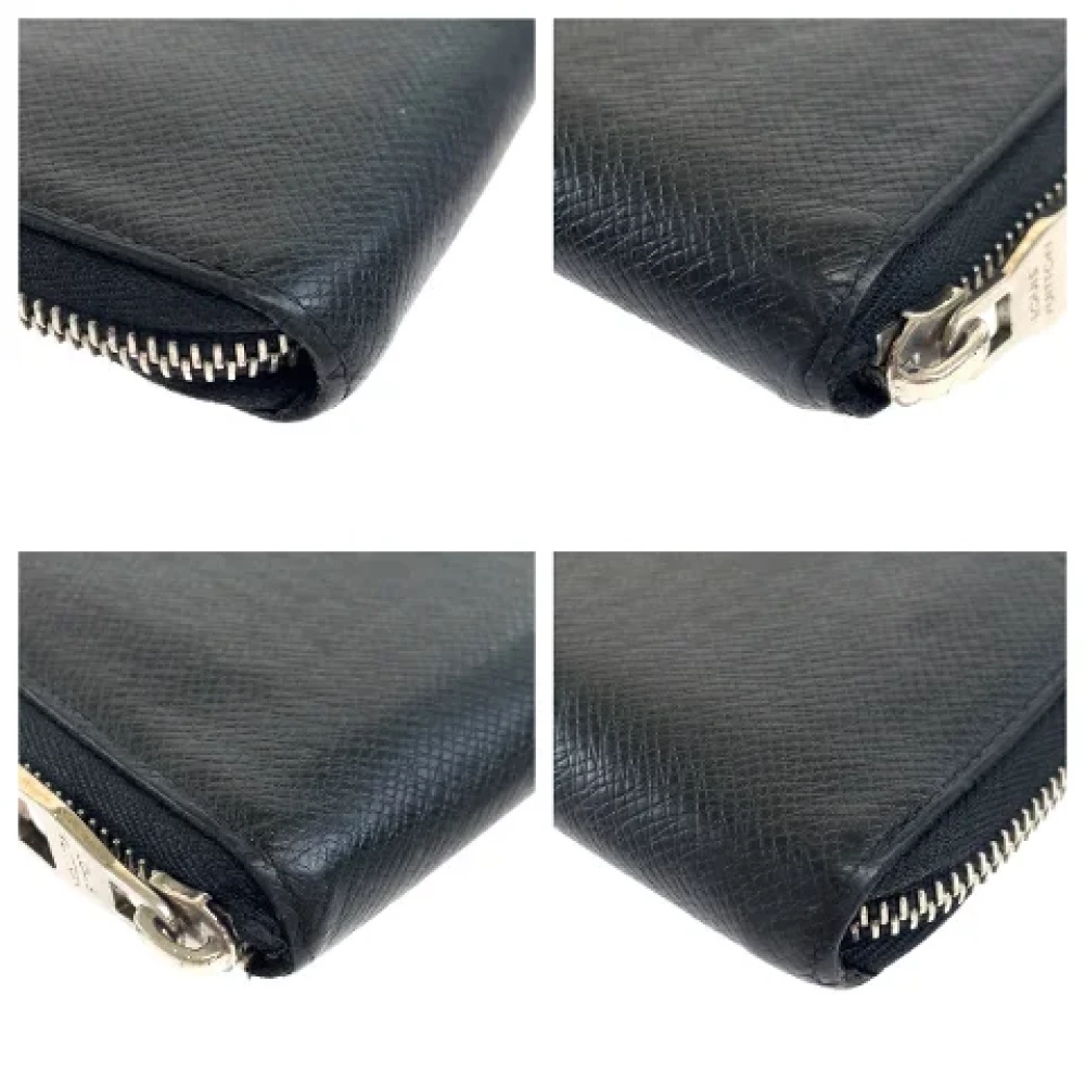 Louis Vuitton Vintage Pre-owned Leather wallets Black Heren