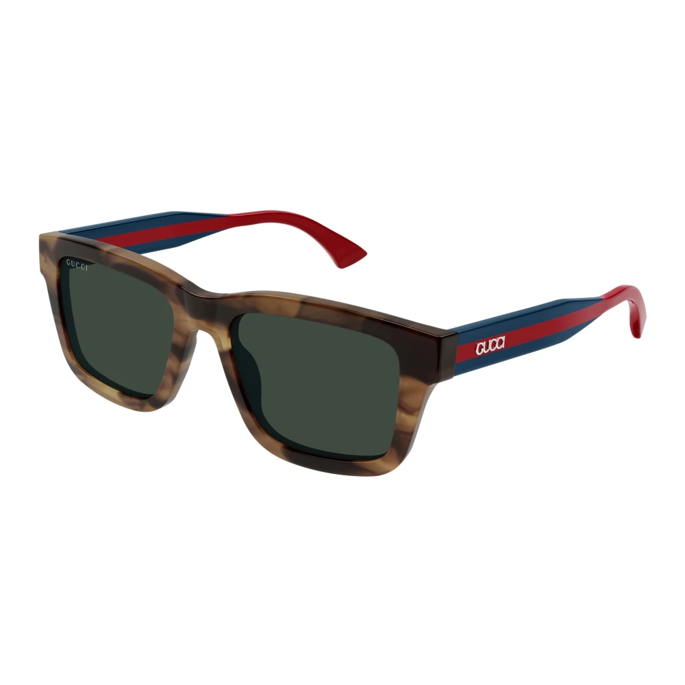 Gucci Men's Brown Sunglasses, 53 Mm, Rectangular Frame Sunglasses