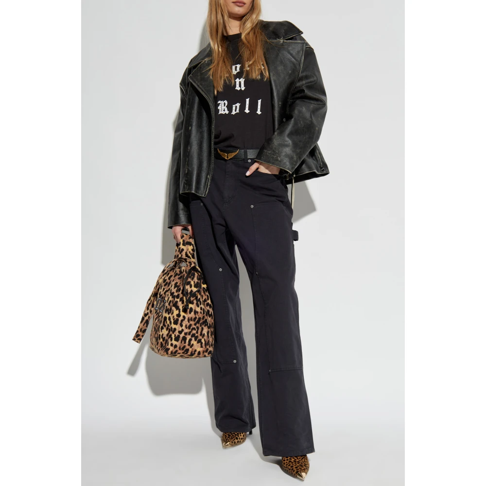 Zadig & Voltaire Pery cargobroek Black Dames