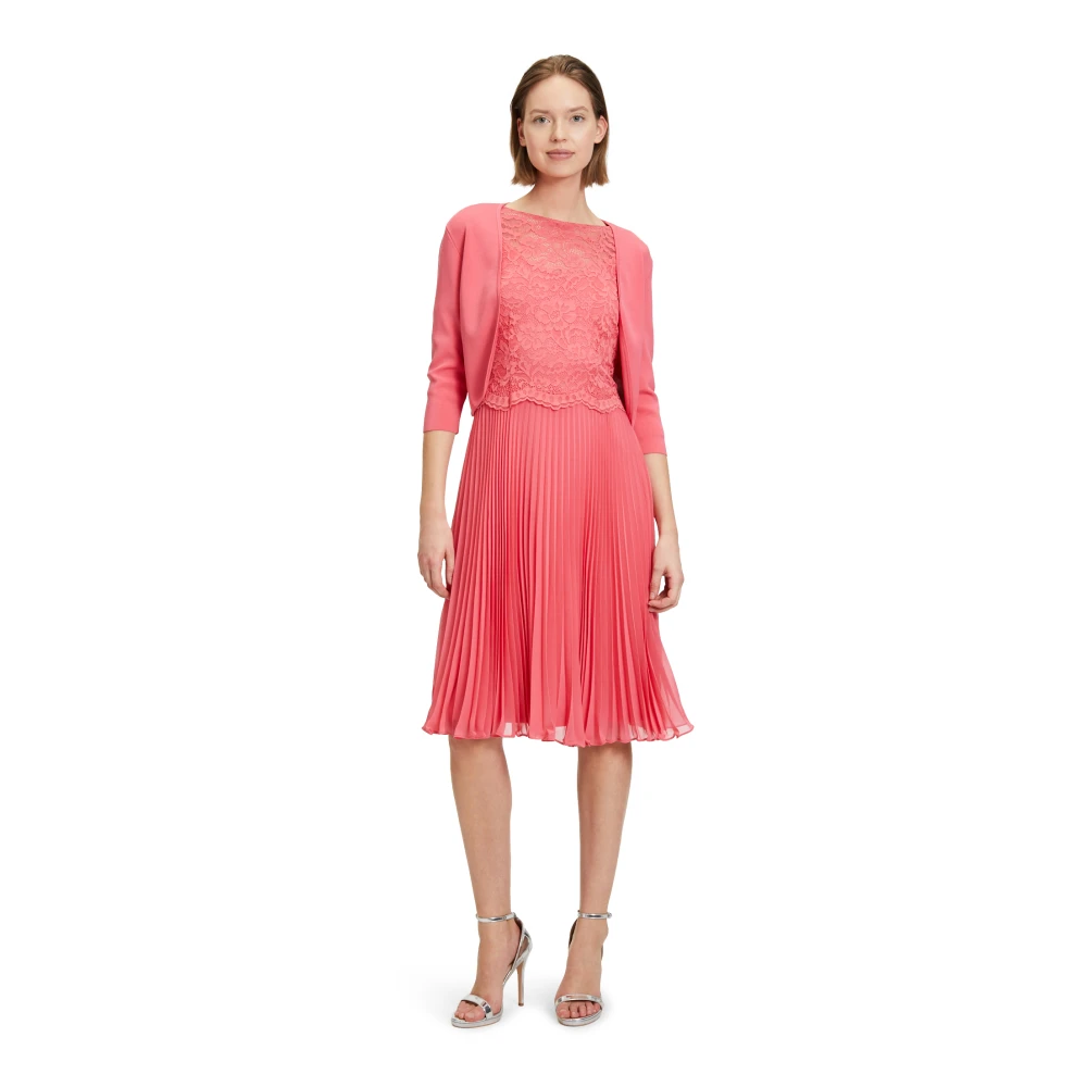 Vera Mont Elegante Gebreide Bolero met Stijlvolle Details Pink Dames