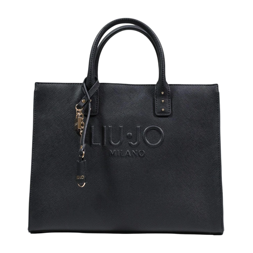 Liu Jo Vrouw Zwart Tassen Dames, One Size, Polyester, Ecs M Tote