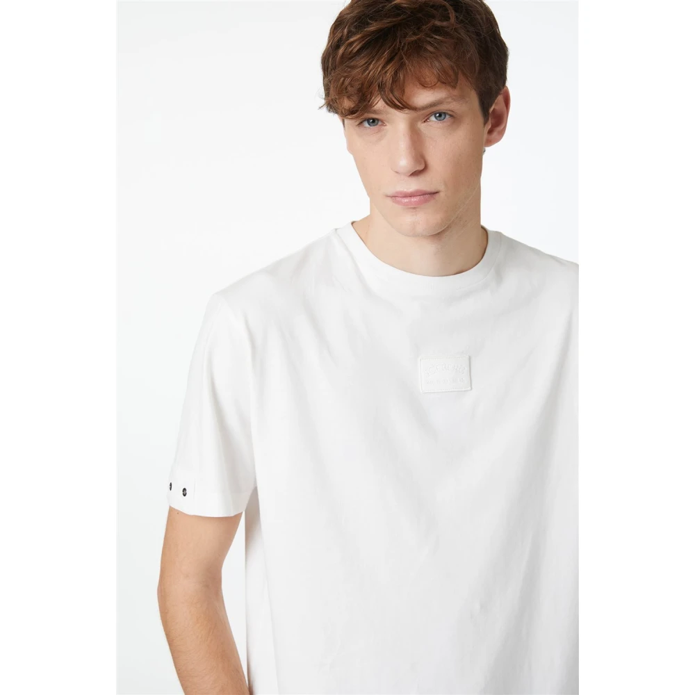 Iceberg Wit Katoen Regular Fit T-Shirt White Heren