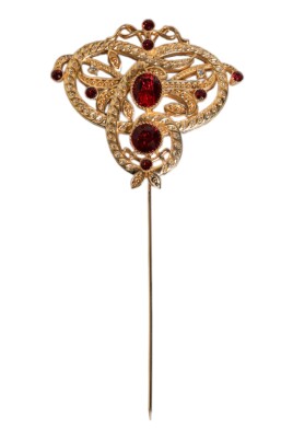 gold-tone-red-crystal-embellish-pin