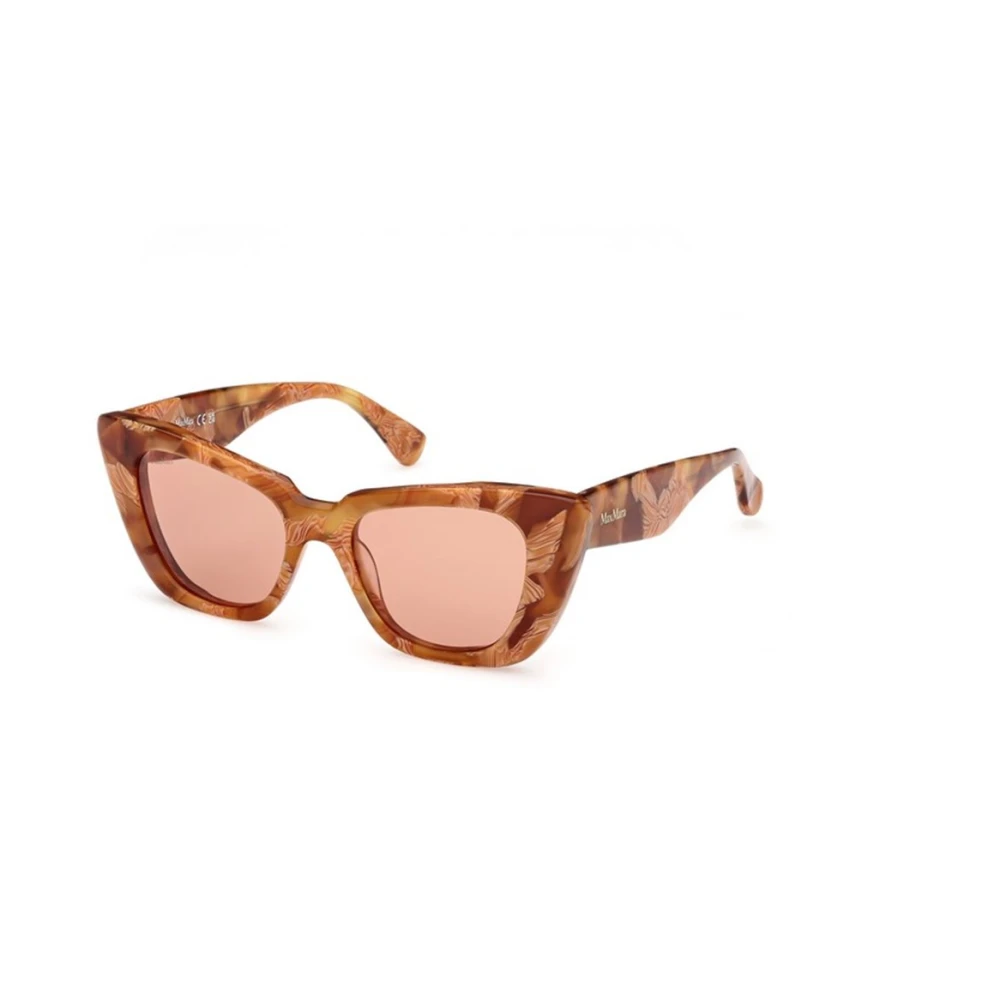 Max Mara Brun Havana Solglasögon Glimpse5 Mm0099 Brown, Dam