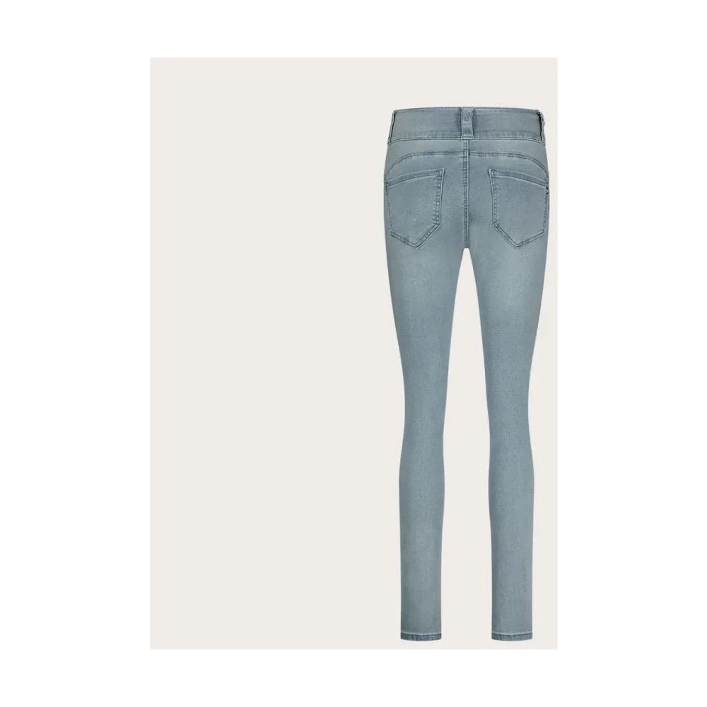 Florez Lichtblauwe Slim Fit Jeans Bodine Blue Dames