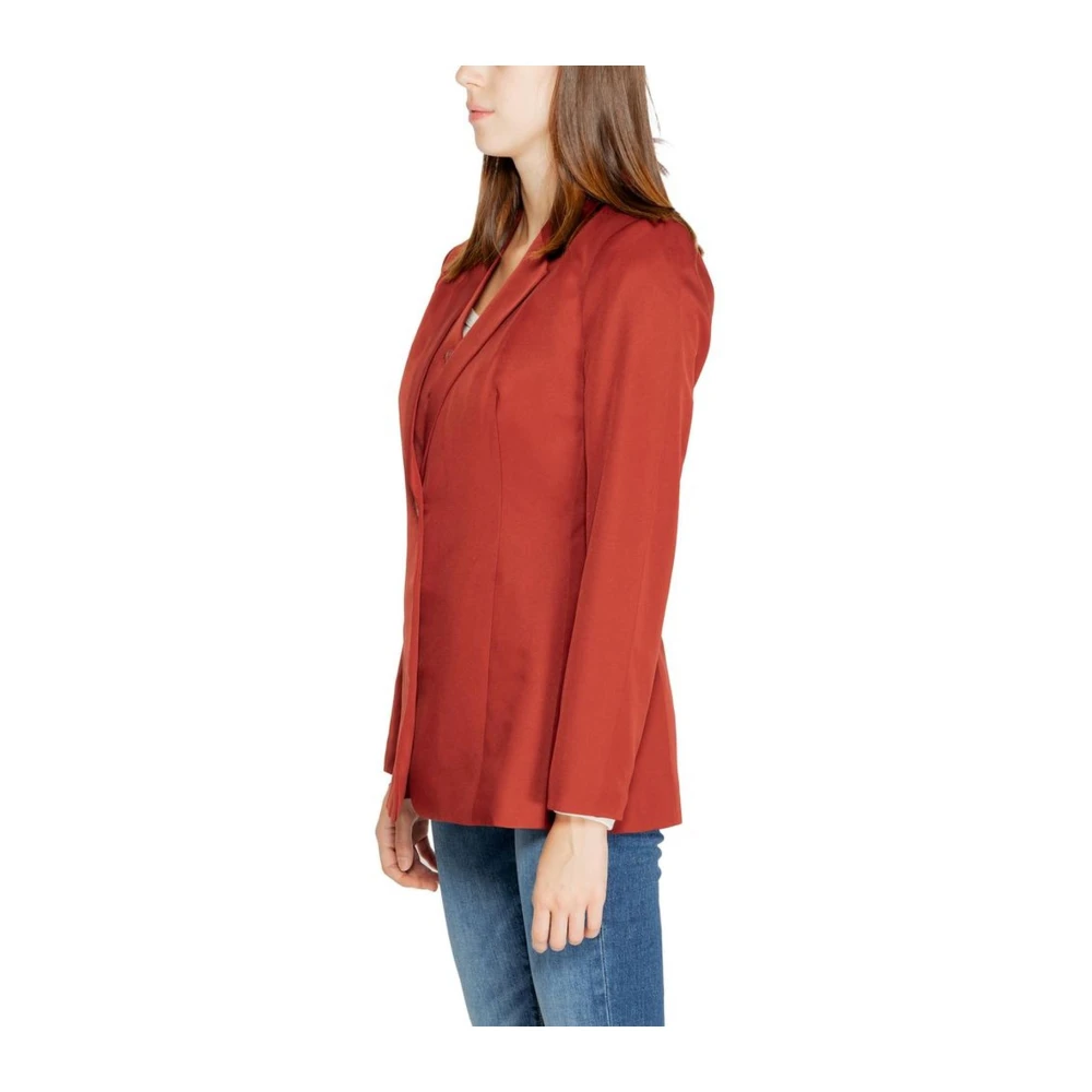 Vero Moda Rode Dames Blazer Herfst Winter Collectie Red Dames