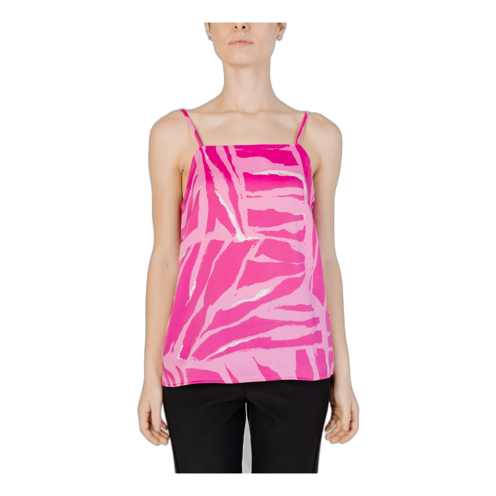 Only Sleeveless Tops Pink Dames