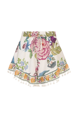 colorful-bloom-shorts-for-women