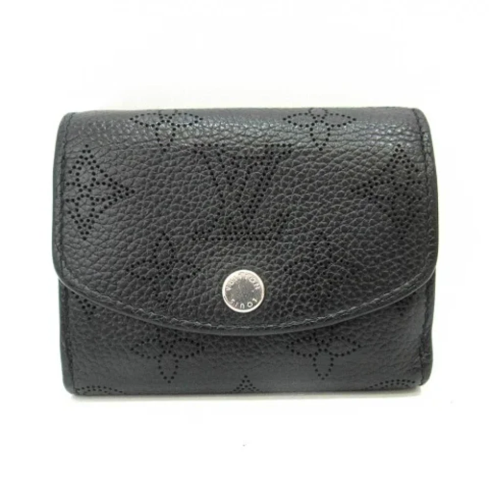 Louis Vuitton Vintage Pre-owned Leather wallets Black Dames