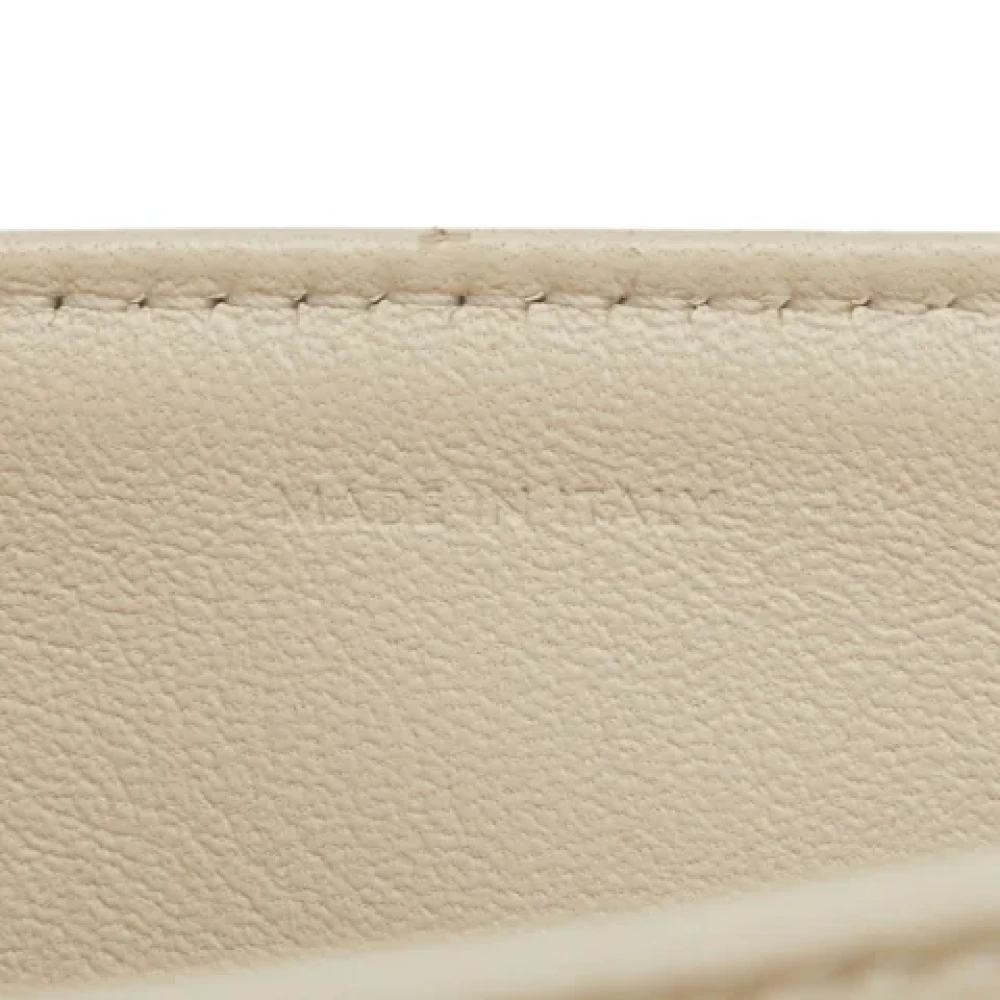 Celine Vintage Pre-owned Leather shoulder-bags White Dames