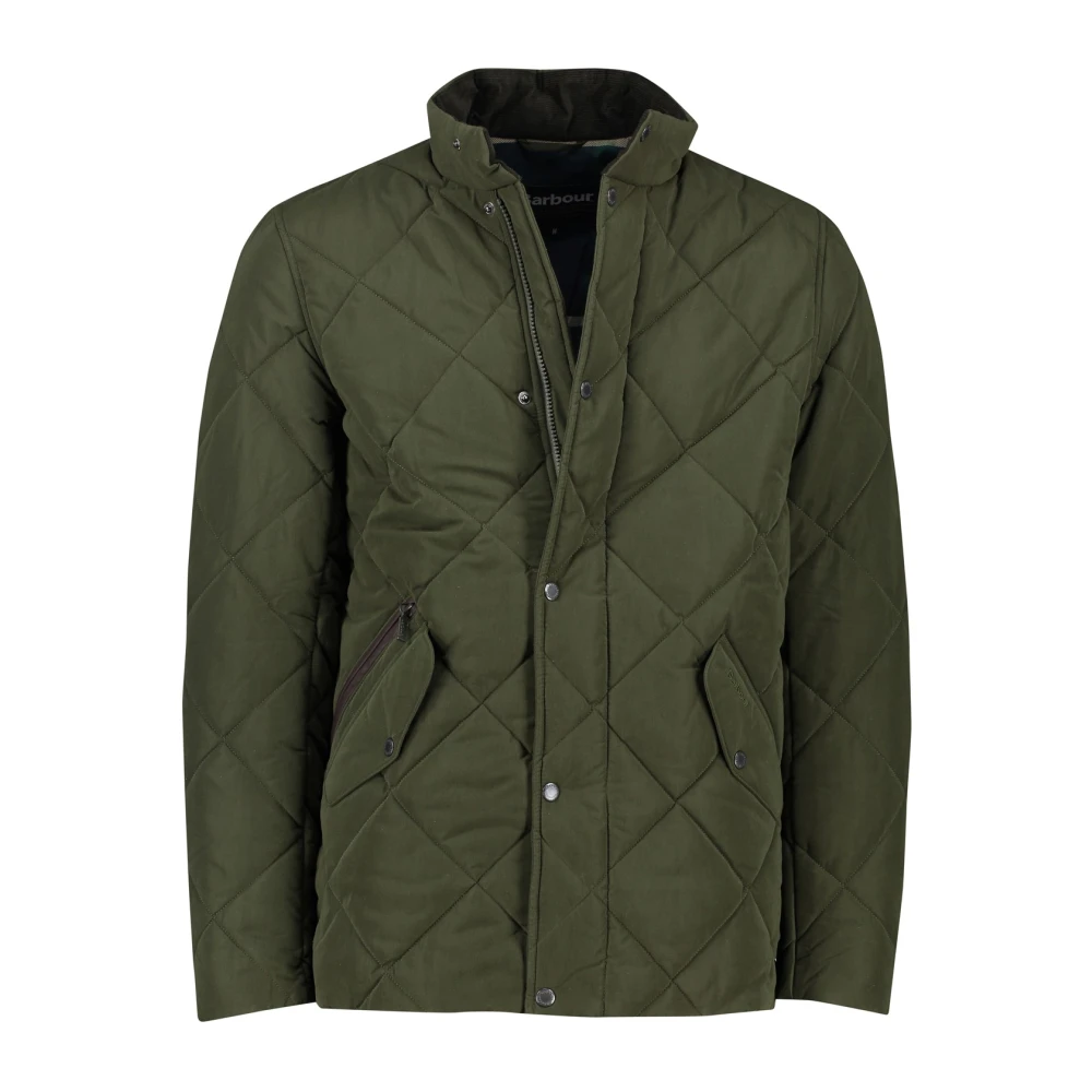 Barbour Gewatteerde Jas Green Heren