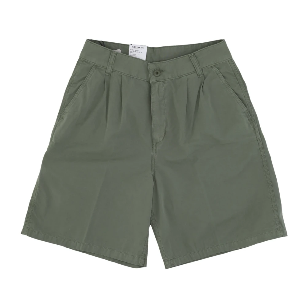 Carhartt WIP Groene Colston Short Garment Dyed Green Heren