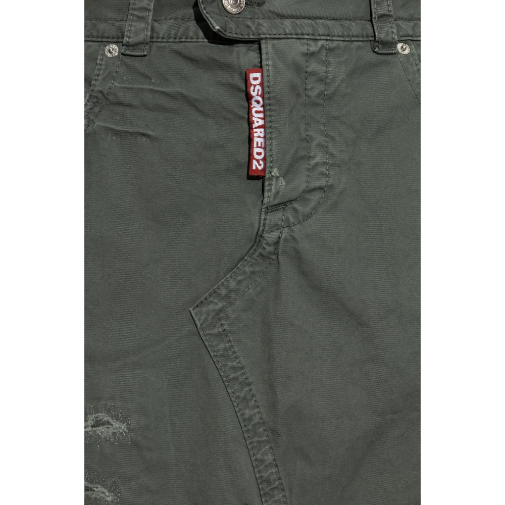 Dsquared2 Rok met logo Green Dames