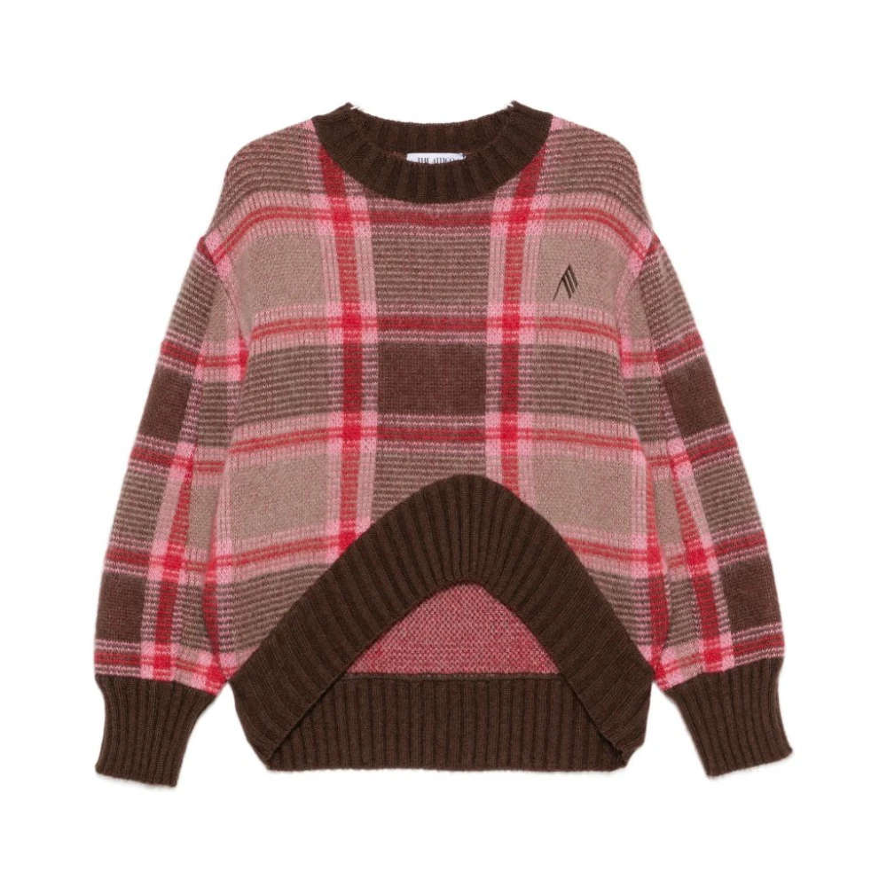 The Attico Round-Neck Knitwear - Female - Round-Neck Knitwear - Pink - S - Knitwear