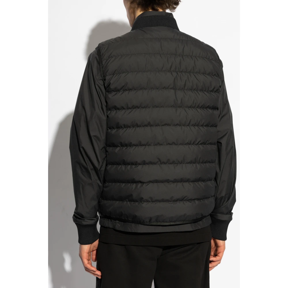 Moncler Jas met donsvest Verney Black Heren