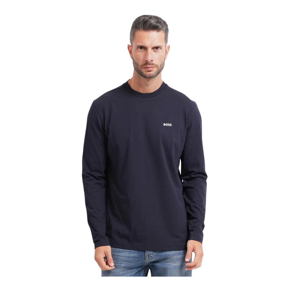 Boss Uomo Blu Top, L, New,