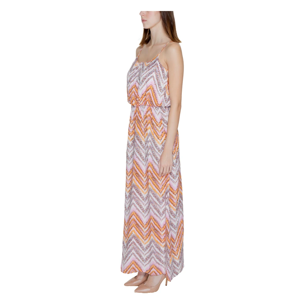 Only Chique Maxi Jurk AOP Multicolor Dames