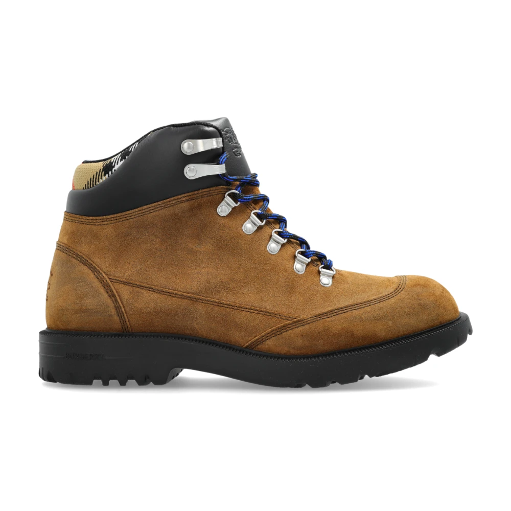 Burberry Men's Brown Suede Ankle Boots