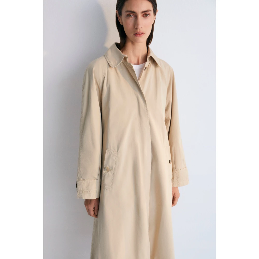 The New Society Zeus Vrouw Trench Beige Dames