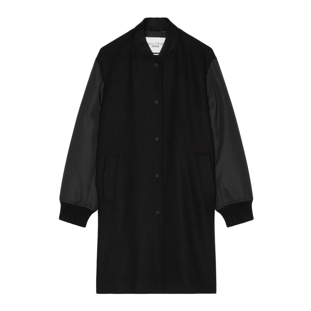 Marc O'Polo Varsity coat relaxed Black Dames