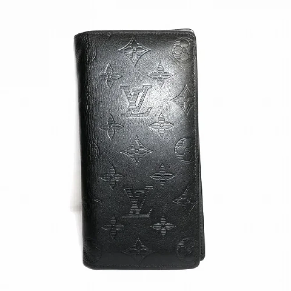 Louis Vuitton Vintage Pre-owned Leather wallets Black Heren