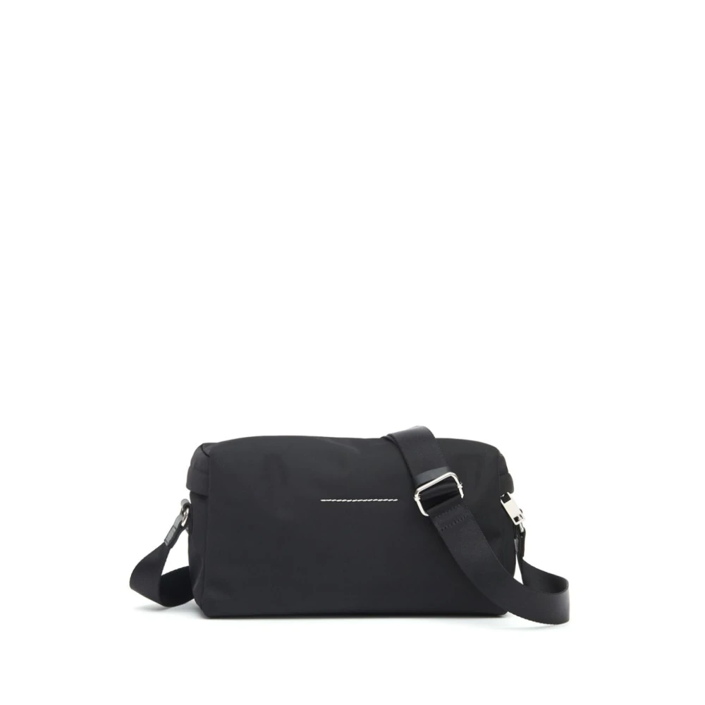 MM6 Maison Margiela Zwarte Handtas met Handtekening Nummers Motief Black Dames