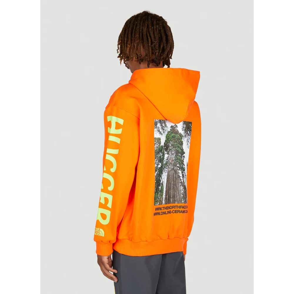 The North Face Hoodie met grafische print Orange Heren