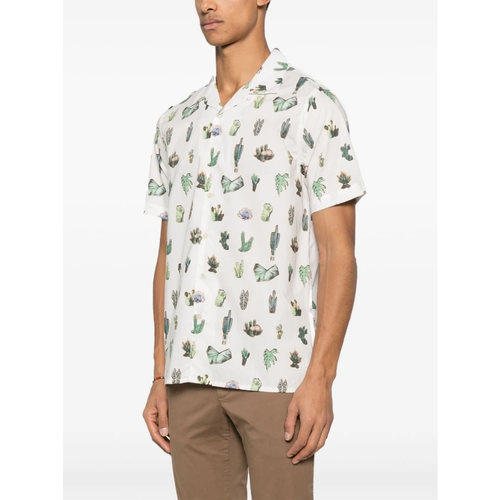 PS By Paul Smith Wit Katoenen Overhemd Stijlvol Veelzijdig White Heren