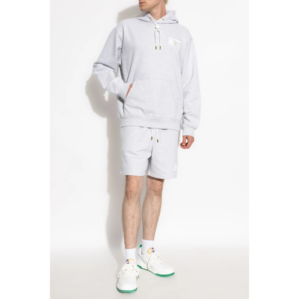 Casablanca Katoenen hoodie Gray Heren