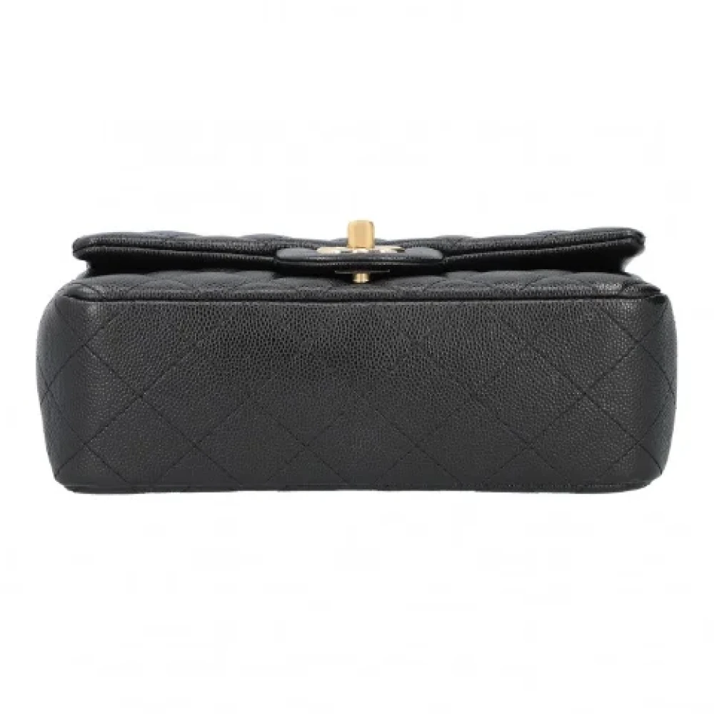 Chanel Vintage Pre-owned Leather crossbody-bags Black Dames