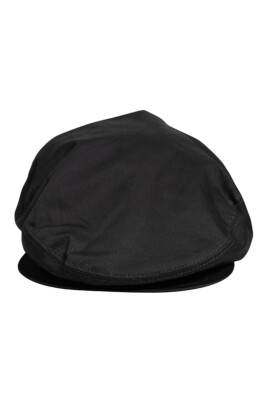 sort-bomuld-newsboy-cap-cabbie-hat