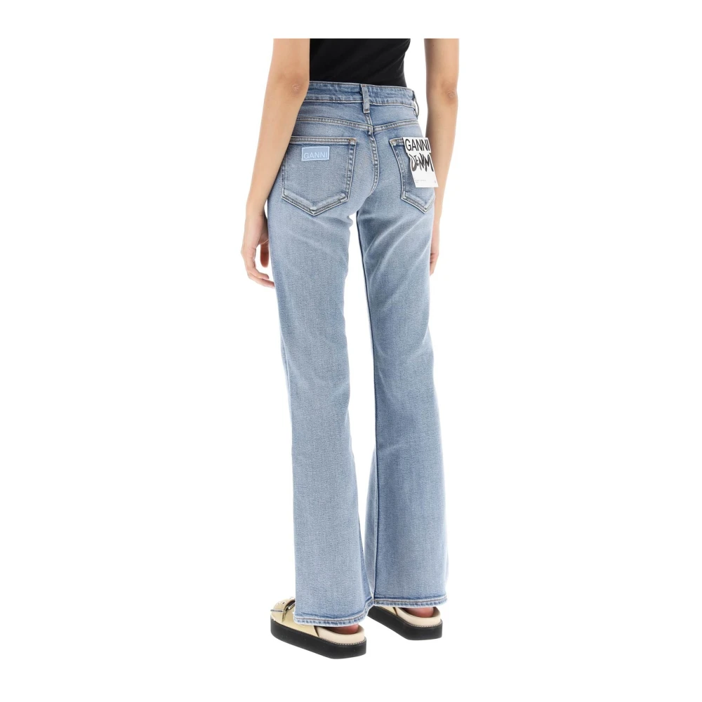Ganni Klassieke Denim Jeans voor Dagelijks Gebruik Blue Dames
