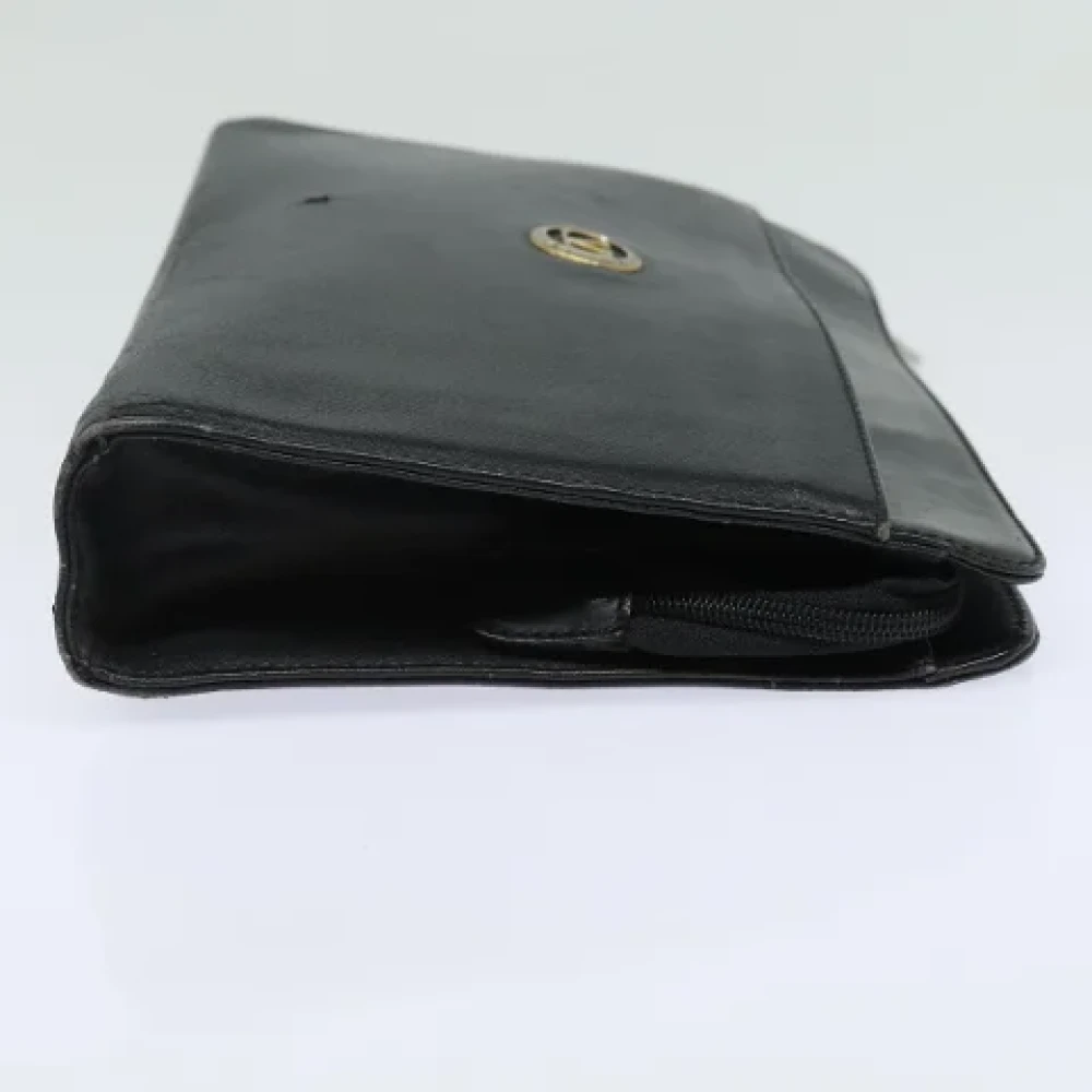 Valentino Vintage Pre-owned Leather handbags Black Dames