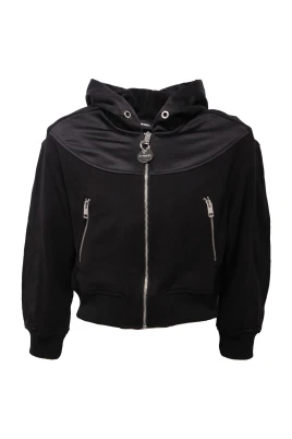 Felpa Full Zip Cotton Sweater