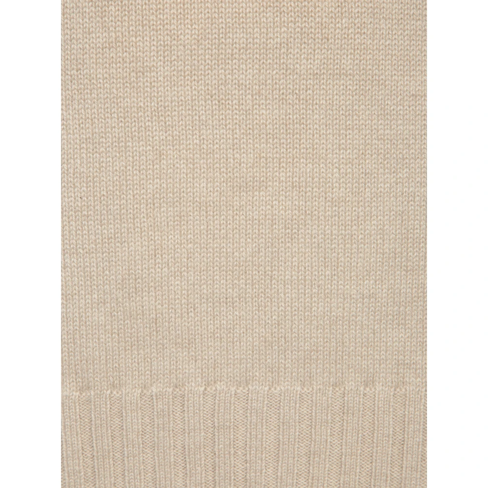 Dell'oglio Witte Gebreide Kleding voor Moderne Man Beige Heren