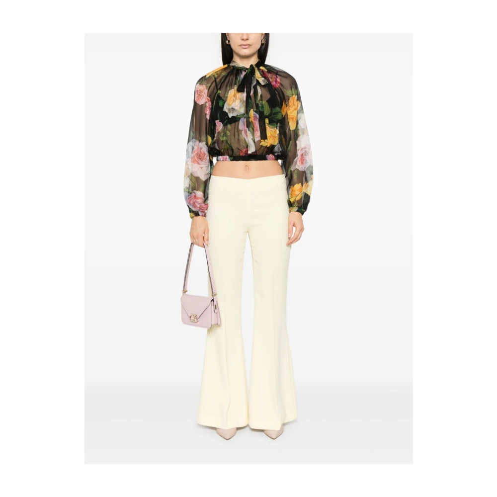 Dolce & Gabbana Elegant Nero E Rosa Topwear Ss25 Multicolor Dames