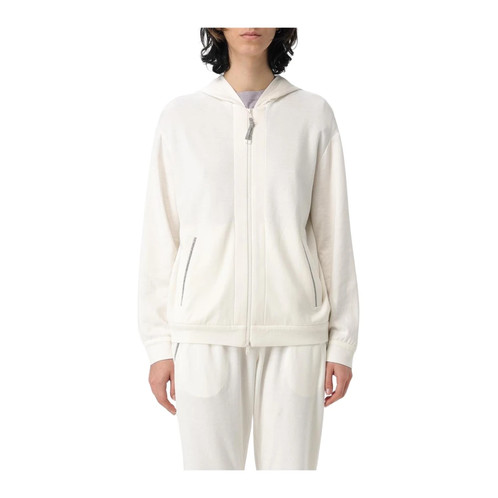 Sweatshirts & Hoodies > Zip-throughs - - Brunello Cucinelli - Modalova