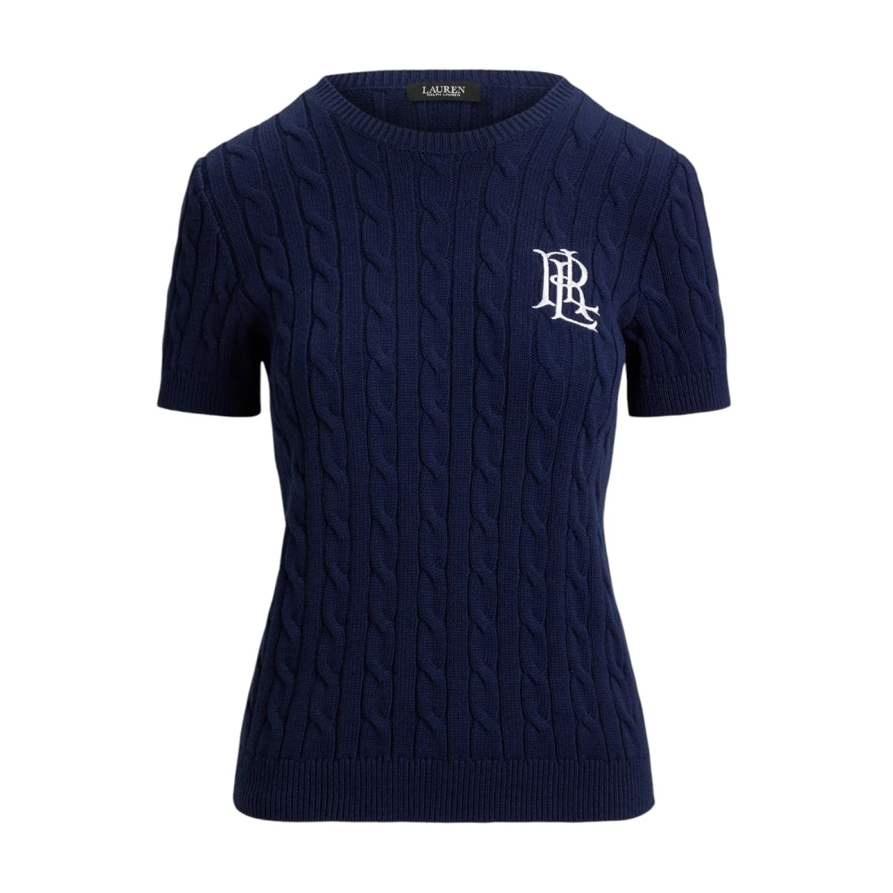 Ralph Lauren Women's Blue Round-Neck Knitwear, S, Round-Neck Knitwear