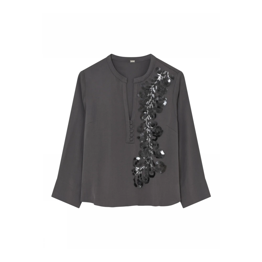 Gustav Donna Grigio - Blouse - Blouses & Shirts - Xs