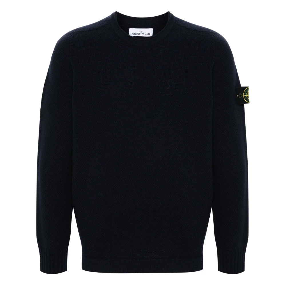 Stone Island Stijlvolle Maglia Sweater Blue Heren