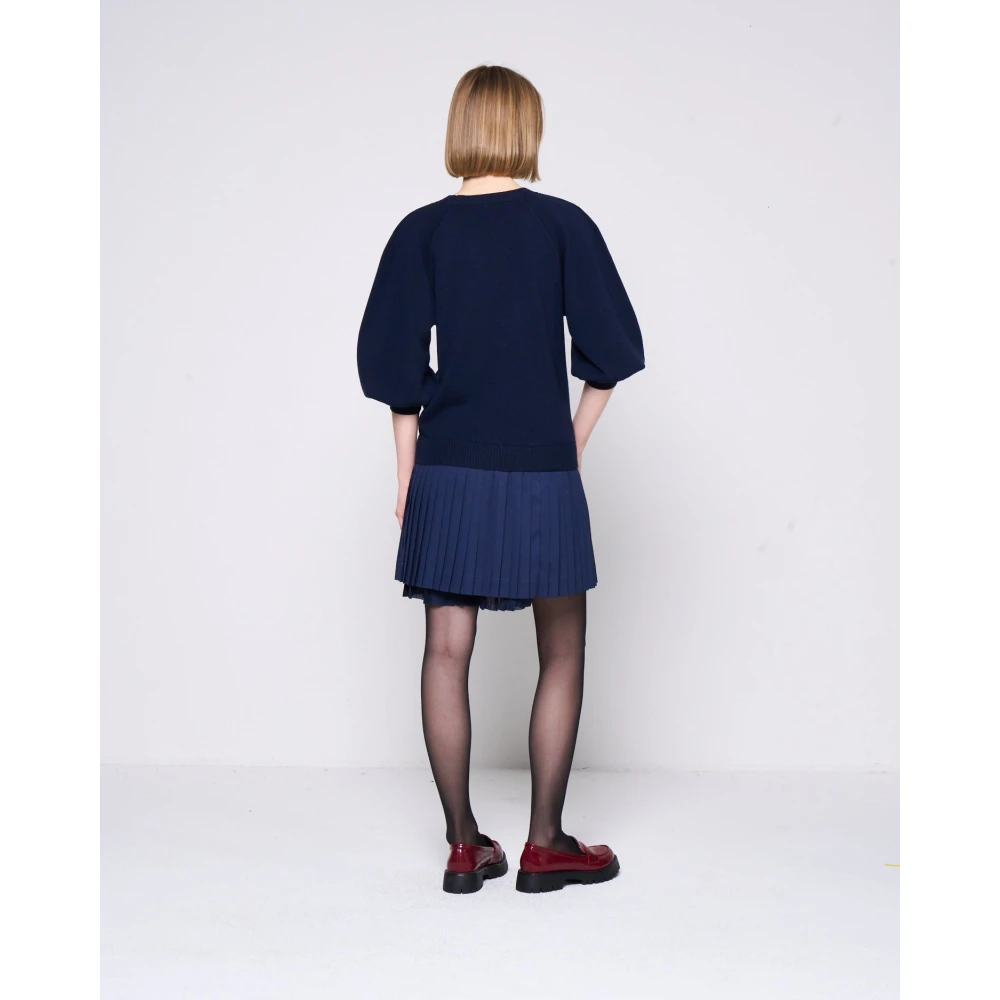 Silvian Heach Korte gecombineerde jurk met minirok Blue Dames